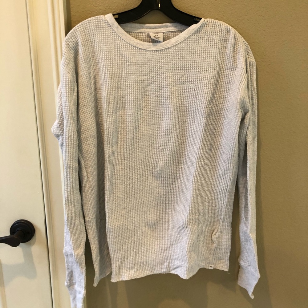 Cream ribbed sweater